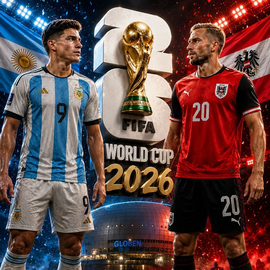 Argentina v Österrike - VM 