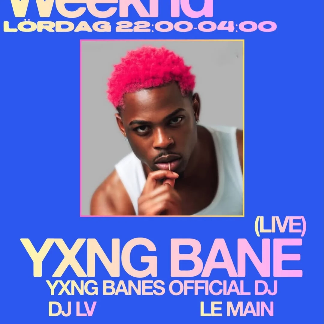 YXNG BANE LIVE IN GOTHENBURG